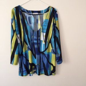 LUISA BLOUSE. SIZE XL. COLOR :MULTIPLY.